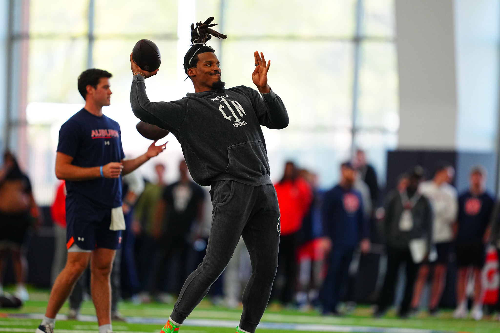 Photos Cam Newton takes part in Auburn Pro Day