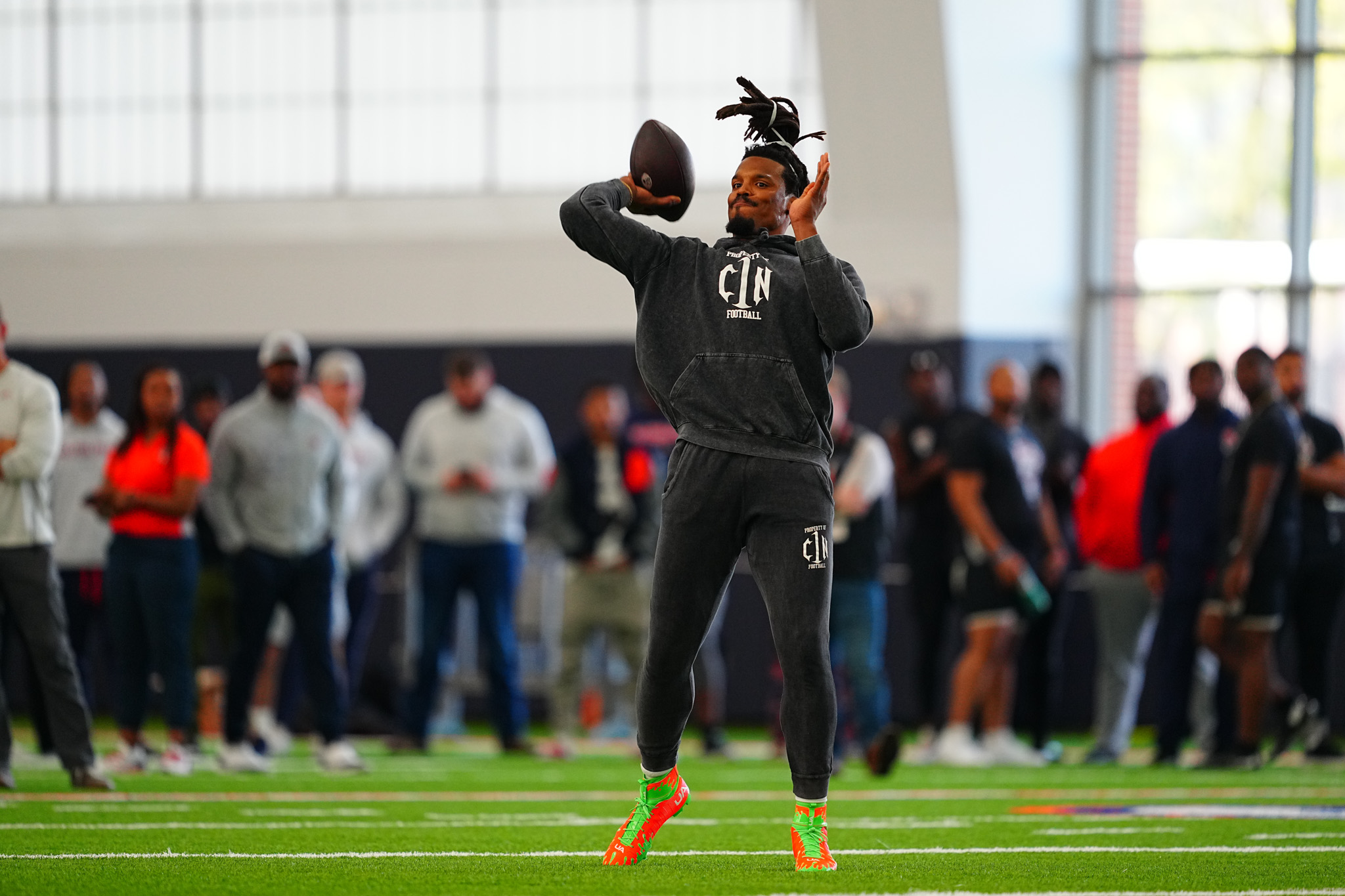 Photos Cam Newton takes part in Auburn Pro Day