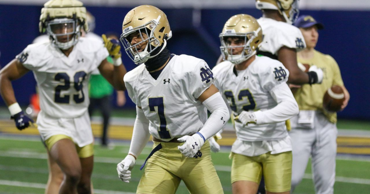Number changes from updated 2023 Notre Dame football roster
