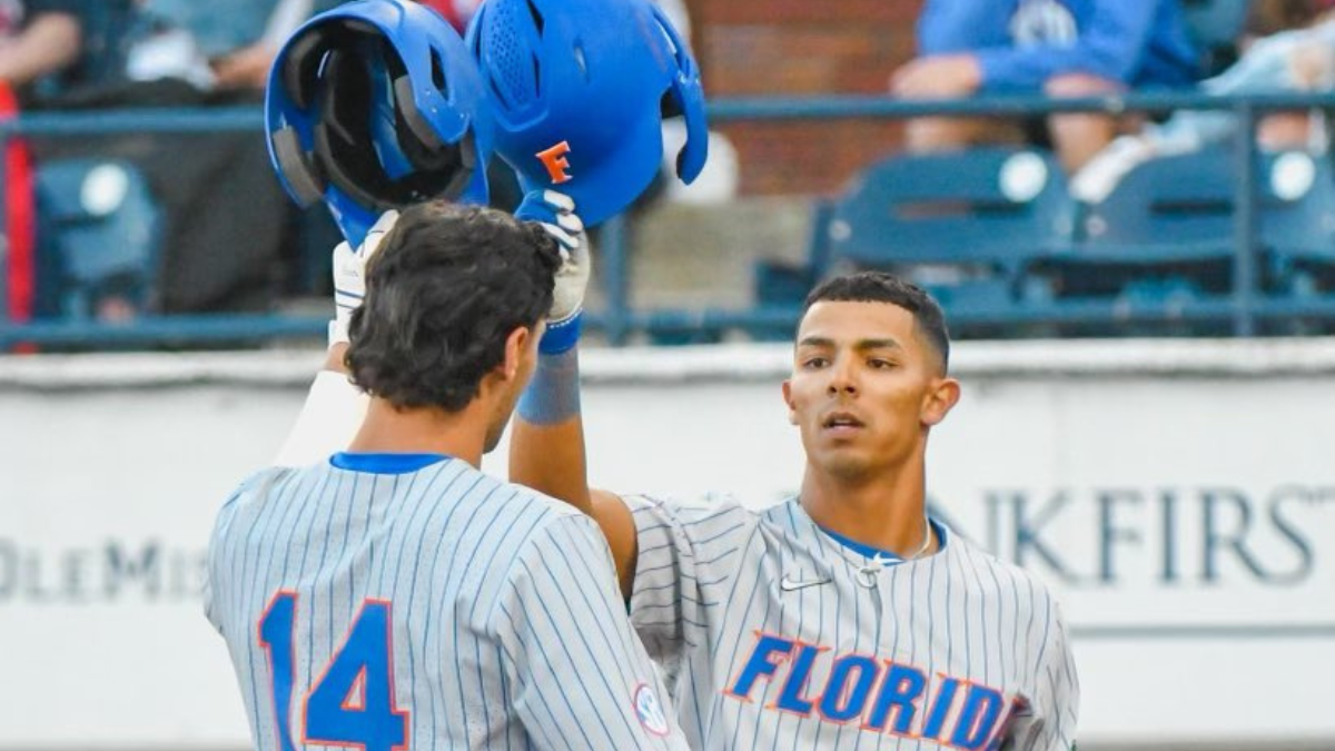 NCAA Baseball Jersey Florida Gators 24 Josh Rivera College