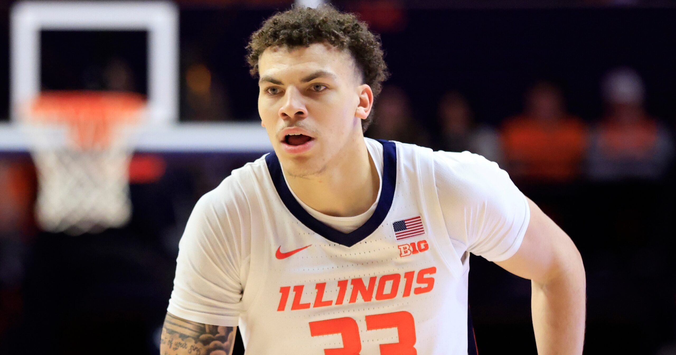 Former Illinois forward Coleman Hawkins commits to Kansas State