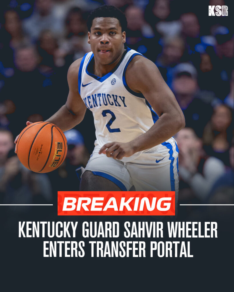 Kentucky PG Sahvir Wheeler enters portal as graduate transfer