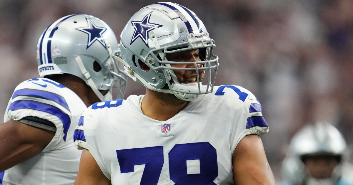 Jerry Jones plans to keep Terence Steele at tackle in 2023, shuts down move  to left guard - On3