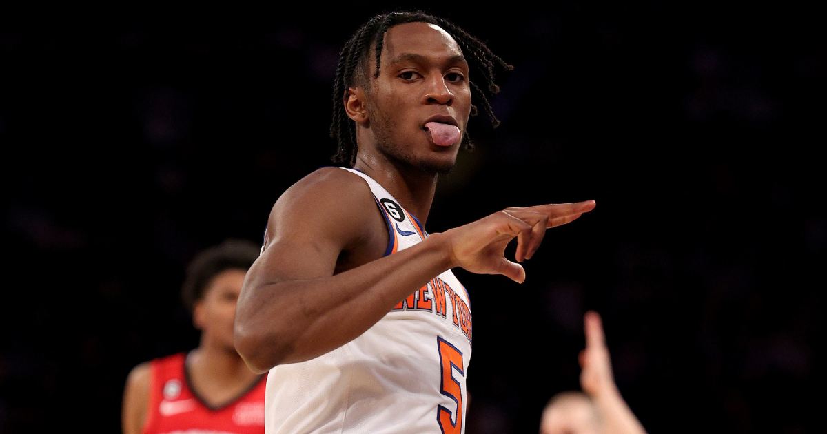 How Knicks' Immanuel Quickley is making the case for Sixth Man of the Year