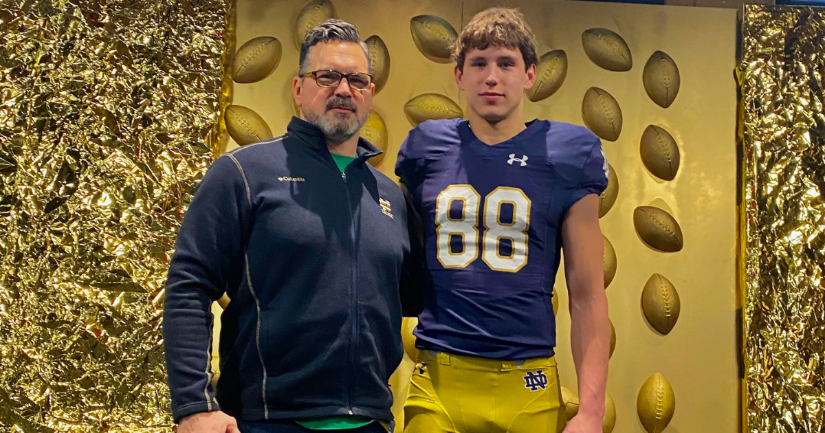 Notre Dame legacy, 2025 TE James Flanigan dishes on Irish visit