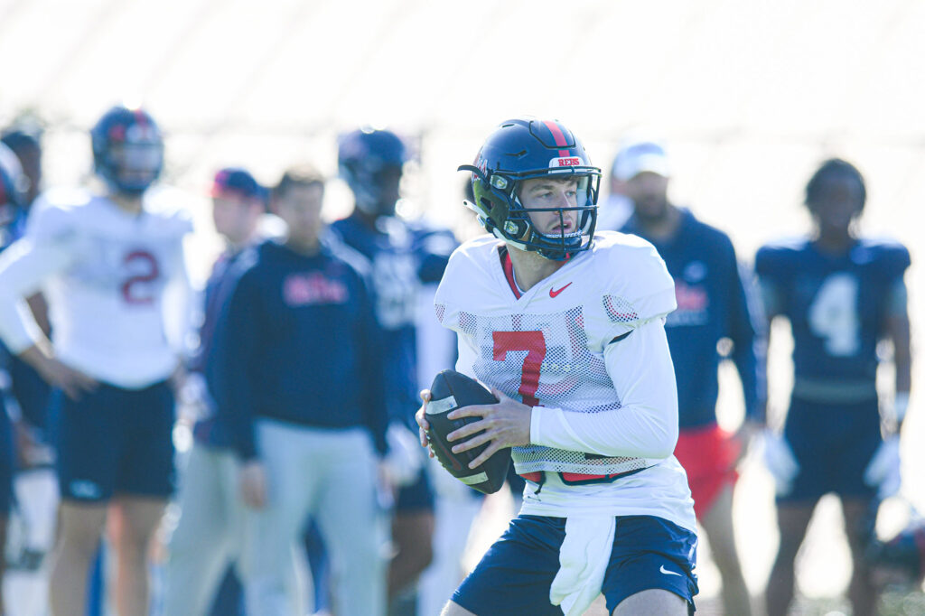 LISTEN: I went to Ole Miss spring football practice. Folks, Walker Howard can ball.