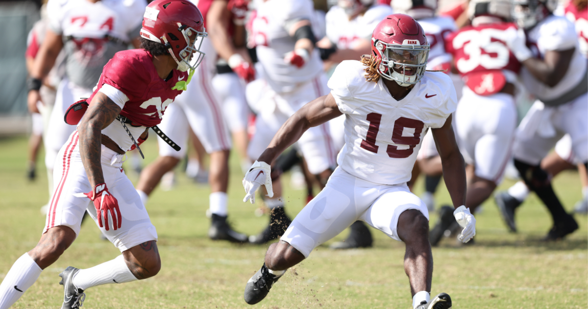 LOOK: Alabama football holds fourth practice of spring - On3