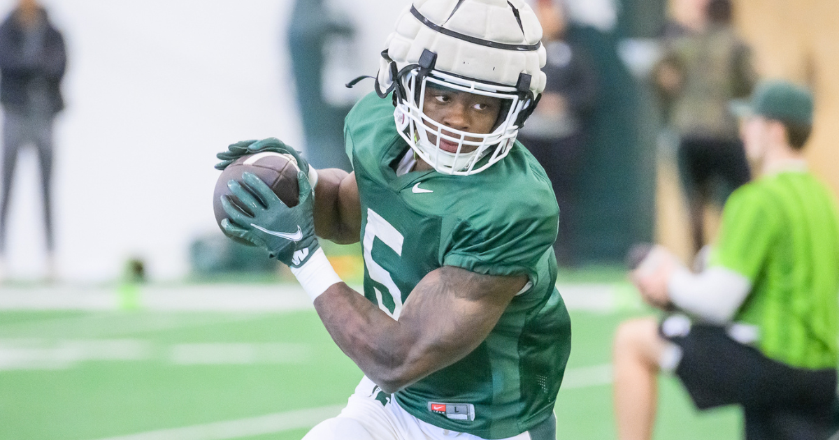 Transfer RB Nate Carter making positive impression at Michigan State