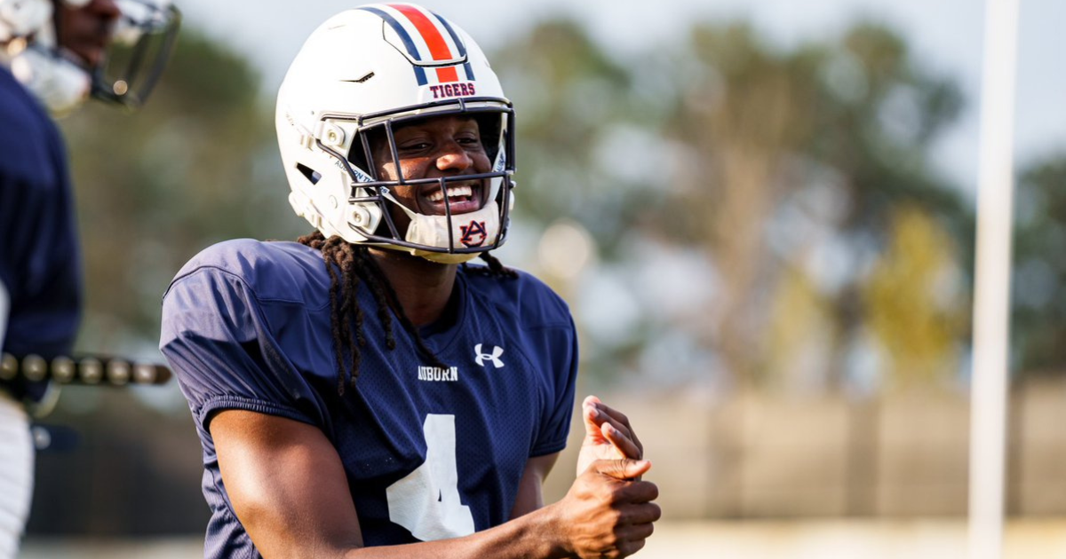 Camden Brown on Auburn wide receivers’ improvements made so far this spring