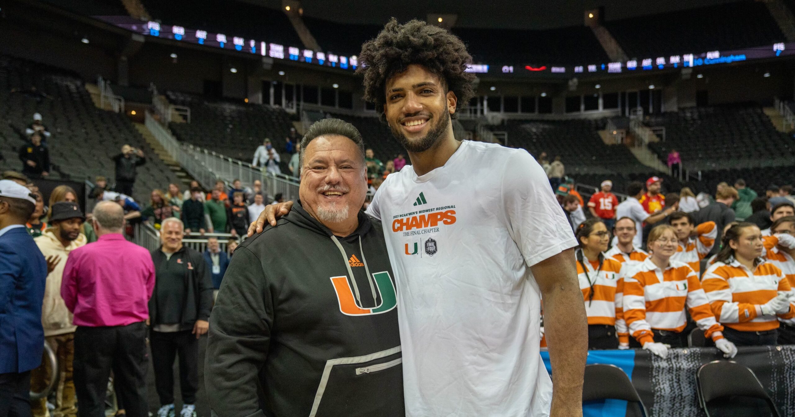 Norchad Omier’s mentor, Art Alvarez, reflects on the big man’s unlikely path to Miami and the Final Four: “He can’t believe it”