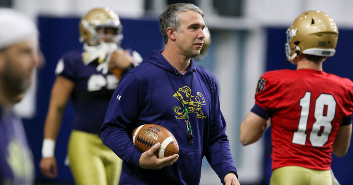 Gino Guidugli talks Tyler Buchner, other Notre Dame quarterbacks