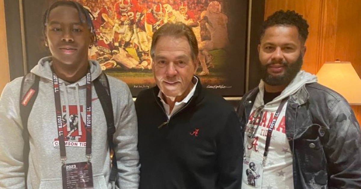 2025 WR Taz Williams Jr. is high on Alabama following first visit: “They’re up there.”