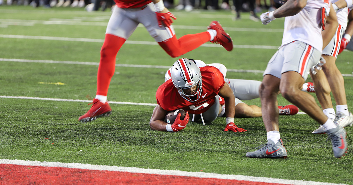 Ohio State embracing competition that comes with deep running back room