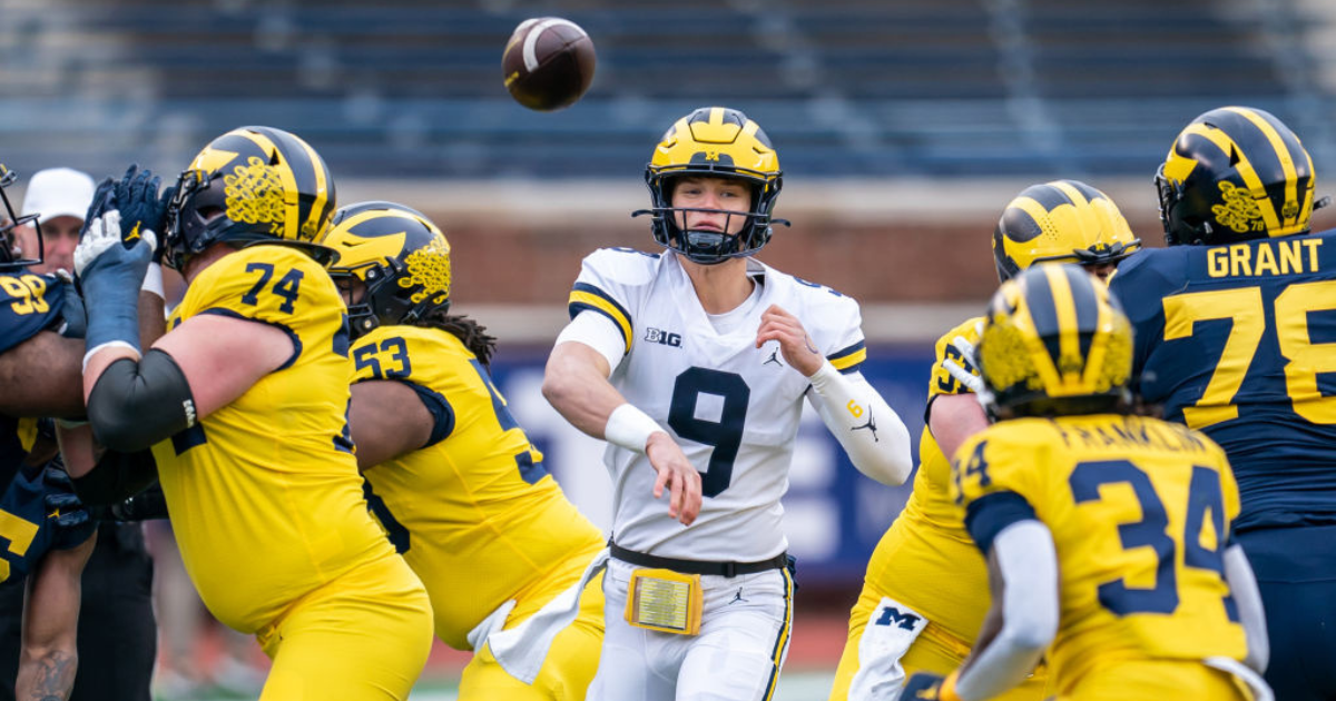 Observations on J.J. McCarthy, Michigan football quarterbacks from spring game