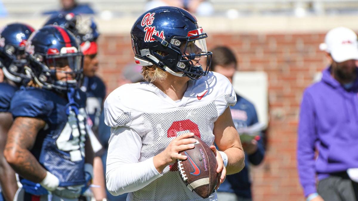 LISTEN: Ole Miss is two weeks into spring, and Jaxson Dart is clinging tight to QB1