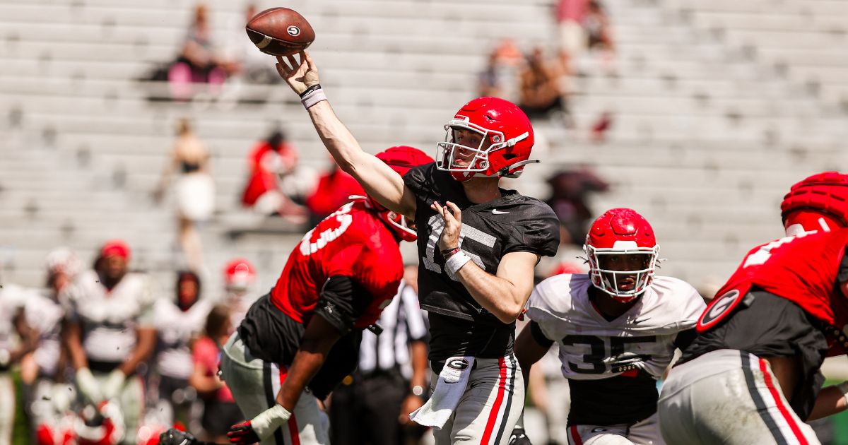 Carson Beck trying to learn from past, apply lessons to present in Georgia QB battle