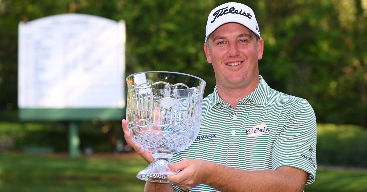 Former TCU star Tom Hoge drains hole-in-one, wins 2023 Masters Par 3 competition