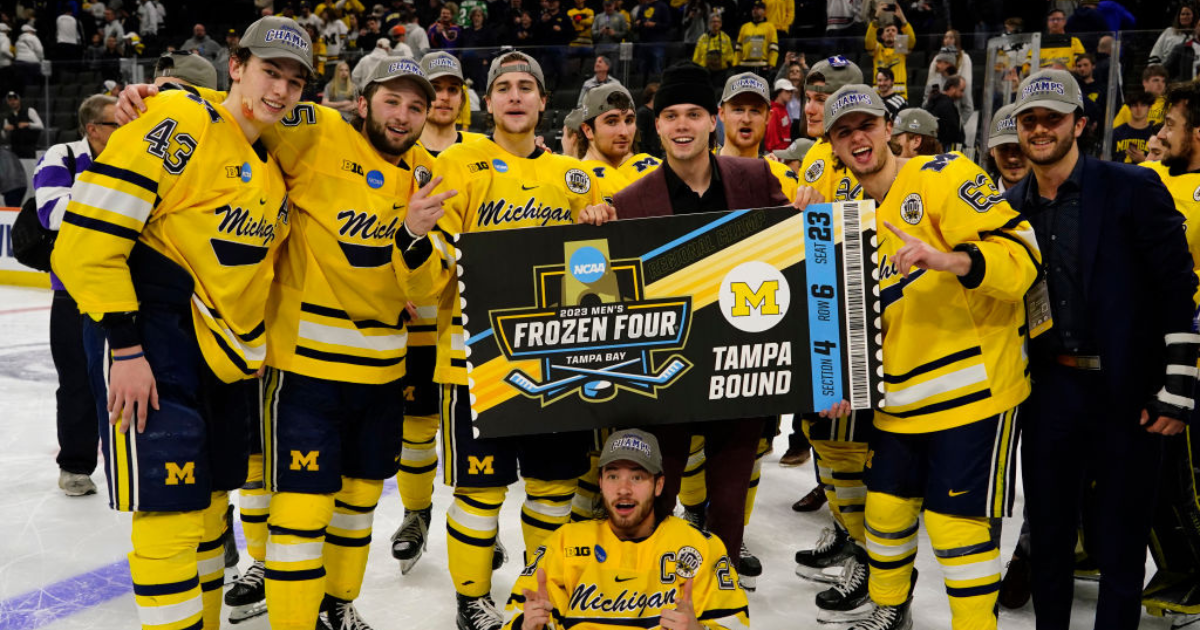 Michigan's Luke Hughes Doesn't Look Like a Freshman - The Hockey News
