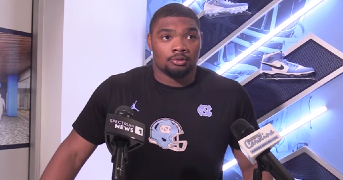 UNC transfer OL Willie Lampkin on how wrestling background helps him