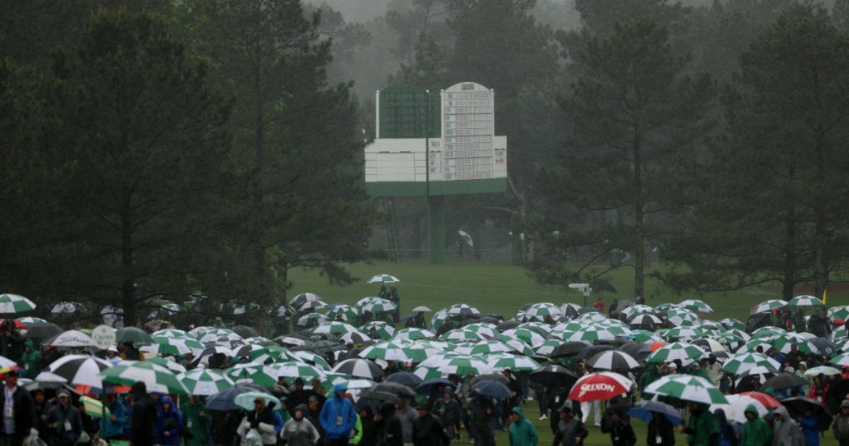 Masters rain delay will provide full day of golf on Easter On3