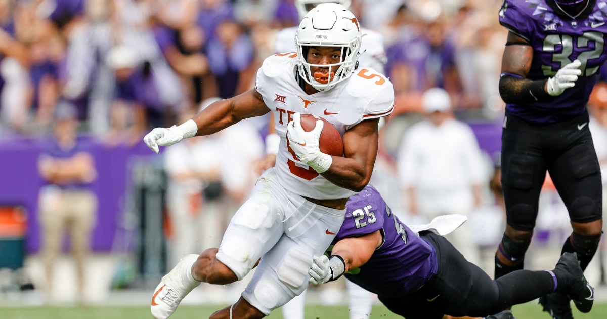 Falcons select Texas RB Bijan Robinson in 1st round of NFL draft