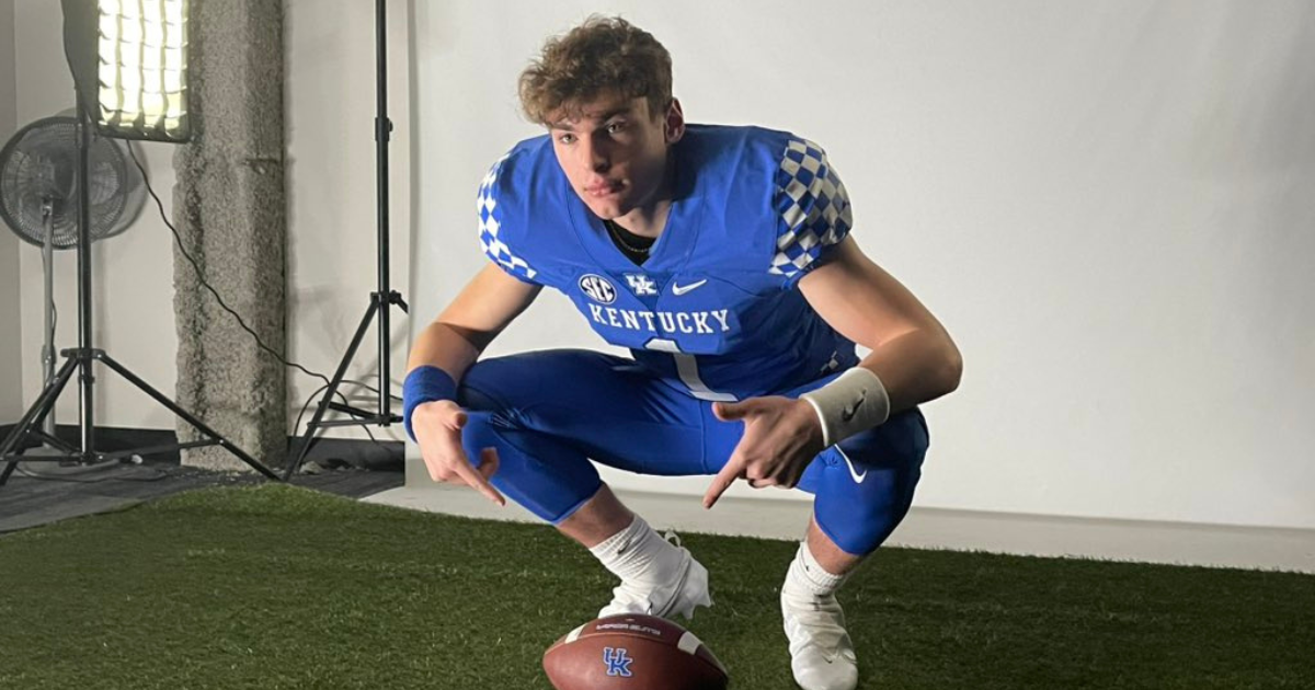 2025 Quarterback Recruits Stone Saunders a priority for Kentucky