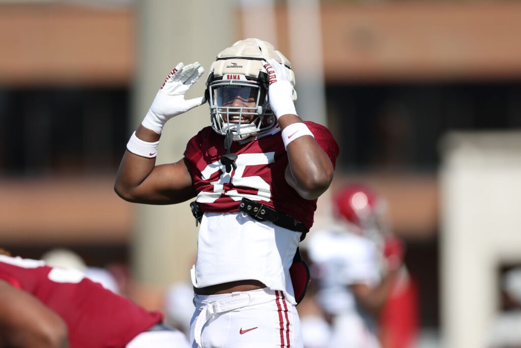 LOOK: Alabama hits the field for ninth practice of spring