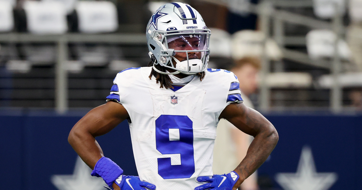 Cowboys' KaVontae Turpin does backflip after throwing first pitch