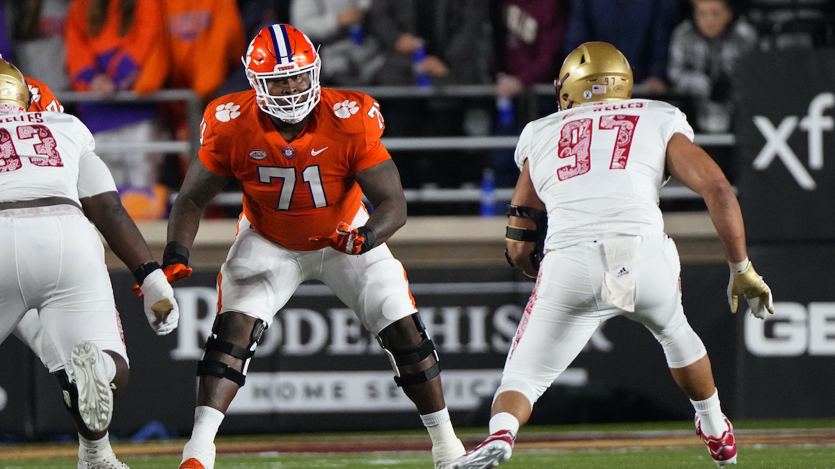 Los Angeles Chargers pick Clemson's Jordan McFadden in 2023 NFL Draft