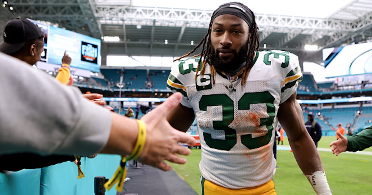 Aaron Jones happy to re-sign with Green Bay, believes Packers have  'unfinished business'