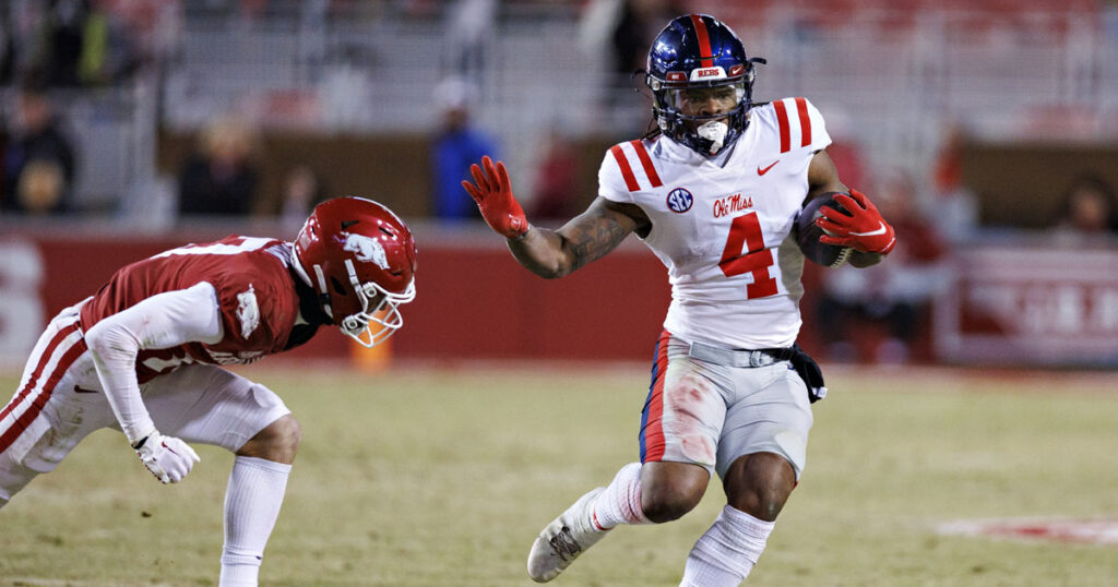 Quinshon Judkins, Ole Miss Rebels running back