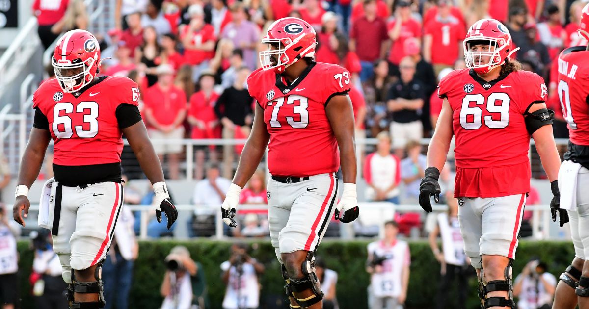 Kirby Smart sees embodiment of Georgia program in veteran interior offensive linemen