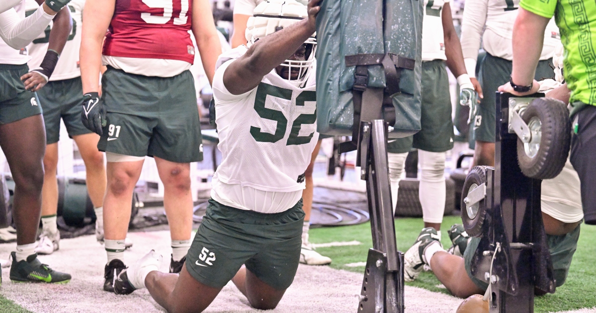 Tunmise Adeleye seeking major impact at Michigan State, and early impressions are positive