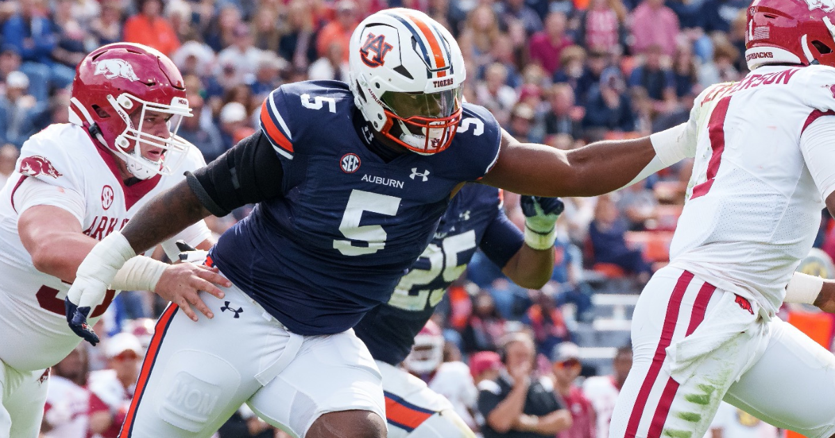 Jeffrey M'Ba will transfer from Auburn football