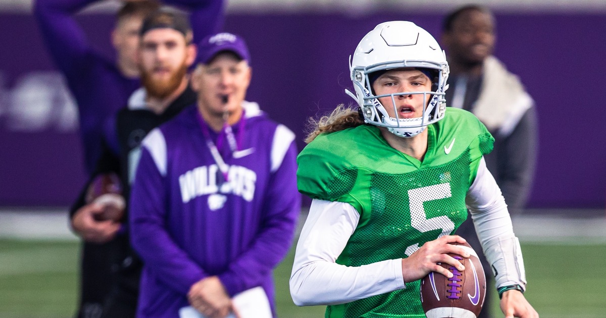 Nuggets Impressive Spring for Kansas State QB Avery Johnson