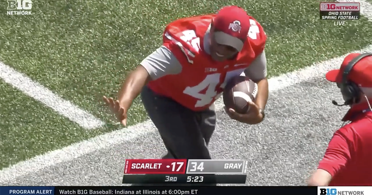 Archie Griffin scores honorary touchdown in Ohio State spring game