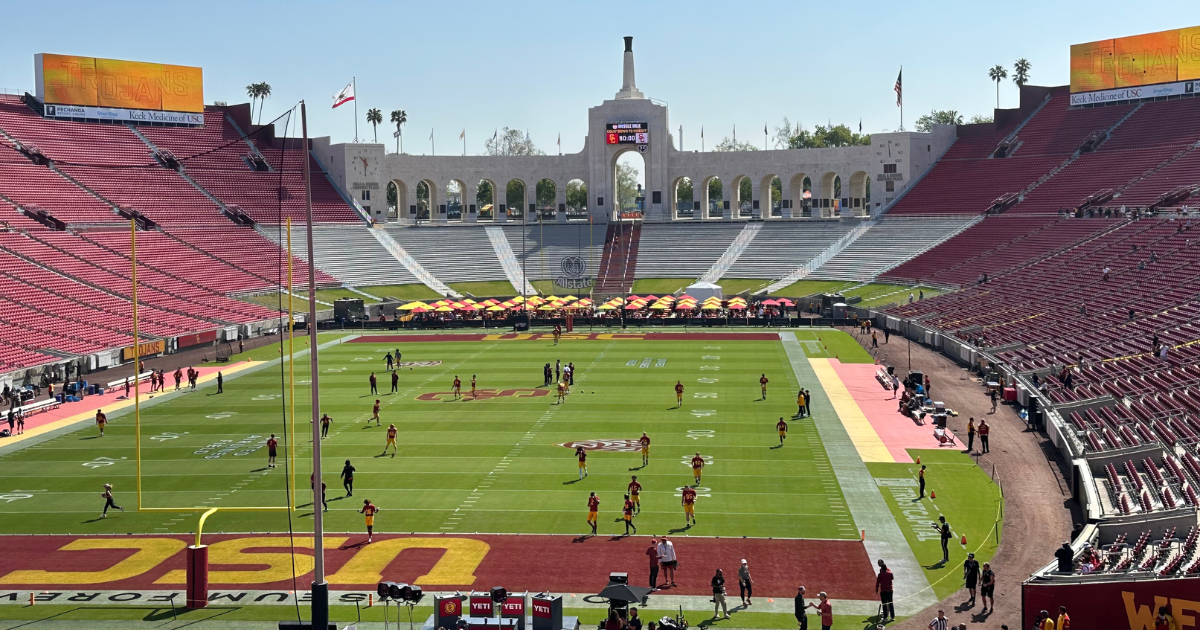 LIVE USC Spring Game Final Defense 42, Offense 34 On3