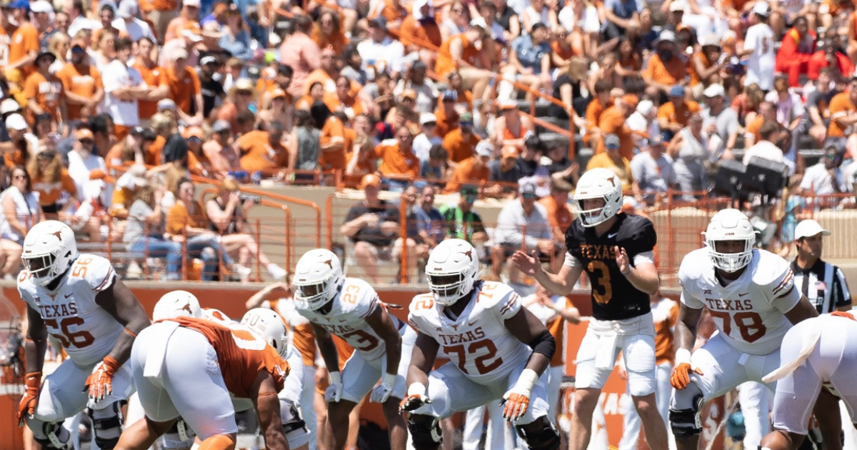Notes on the postSpring Texas offensive depth chart On3