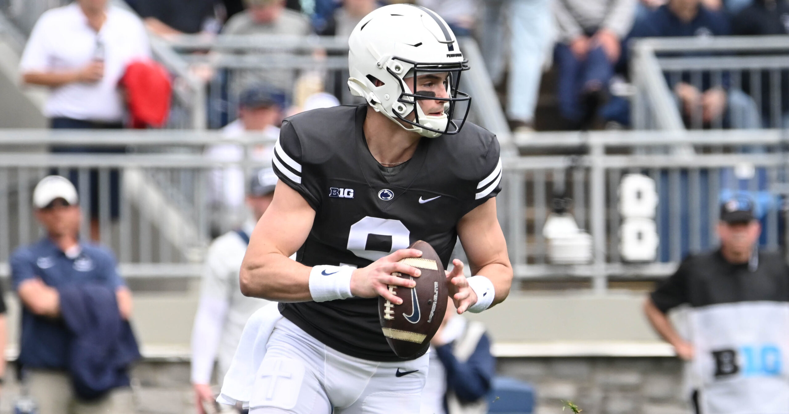 Penn State quarterback Beau Pribula