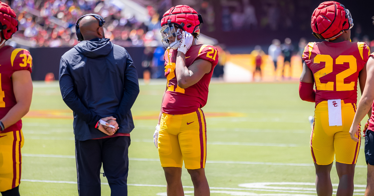 Kiel McDonald believes USC’s pass blocking is ‘leaps and bounds’ better