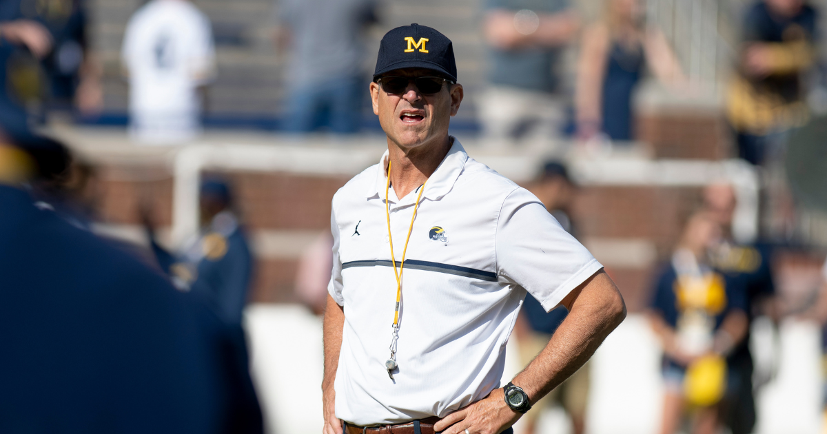 Michigan's Jim Harbaugh reportedly facing 4-game suspension to