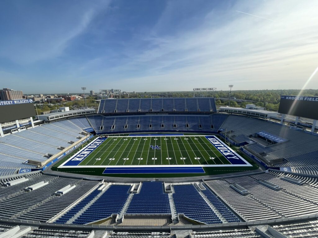 LOOK: The New Kroger Field Turf is Ready for some Football - On3