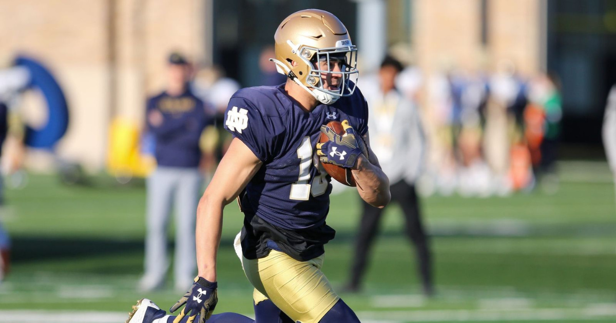 Notre Dame football Blue-Gold game scoring summary live updates