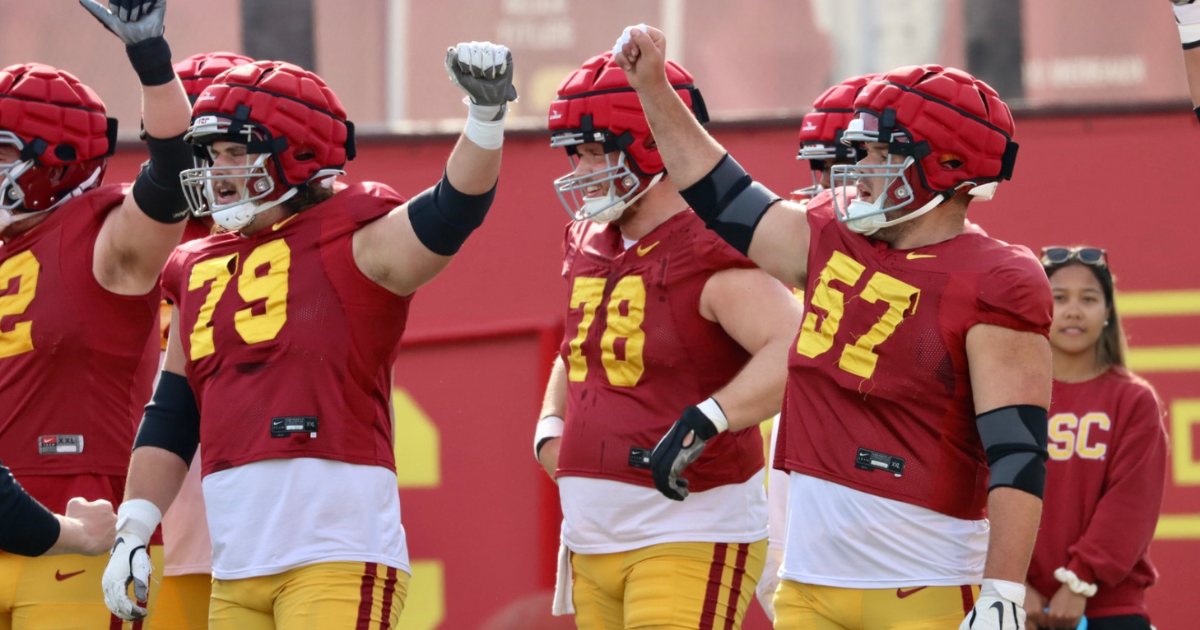 What We Learned About the USC Offensive Line This Spring