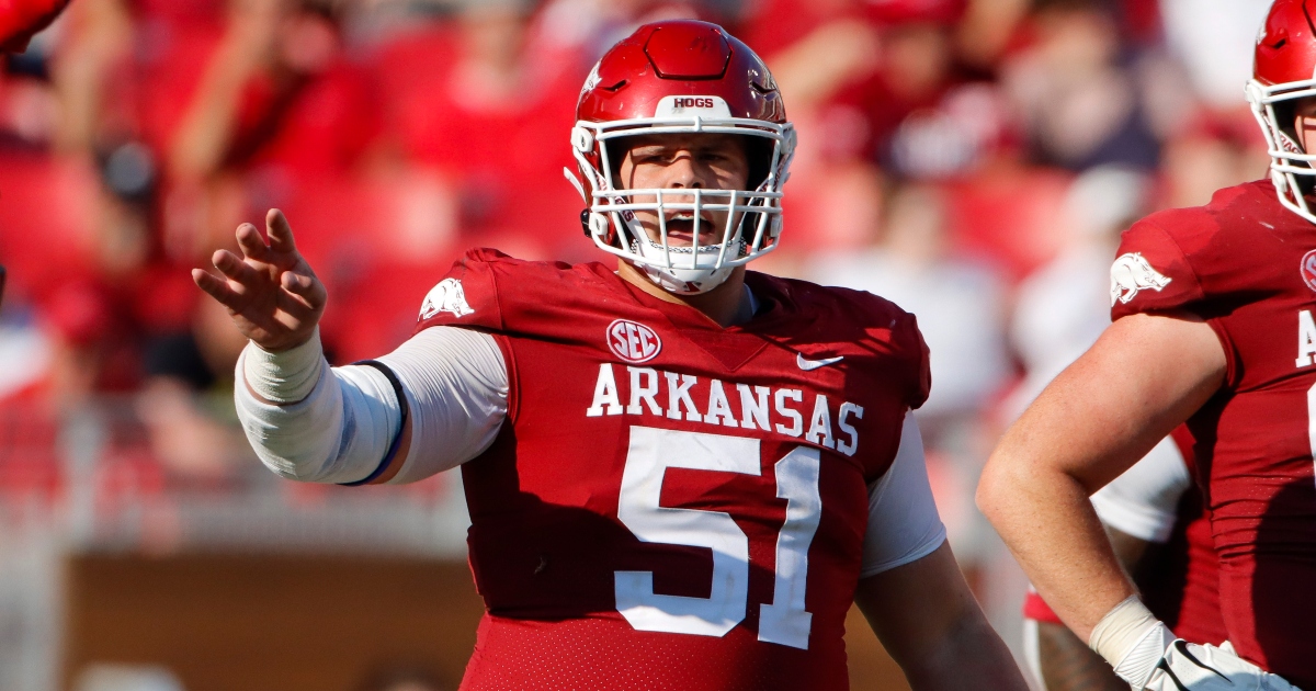 2023 NFL Draft prospect profile - Ricky Stromberg, OC, Arkansas - Big Blue  View