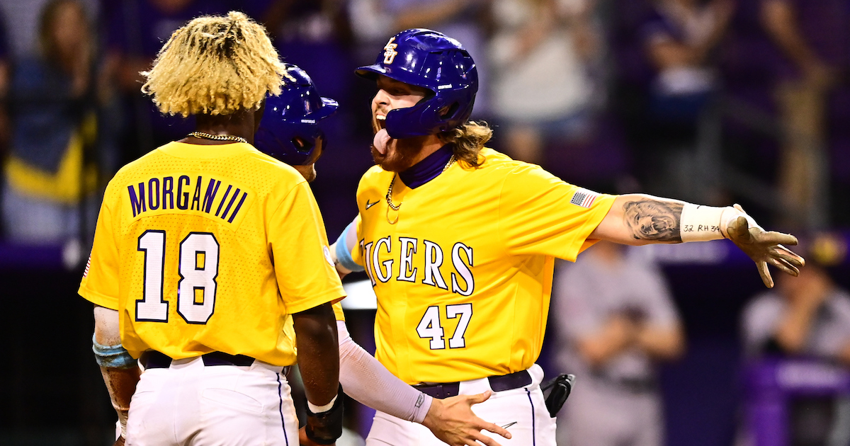 LSU Baseball cruises past Ole Miss in Game 1, 7-3
