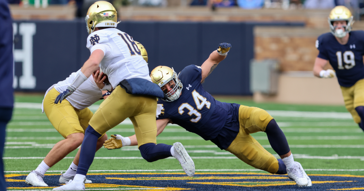 Notre Dame Blue And Gold Game 2025 Henka Lethia