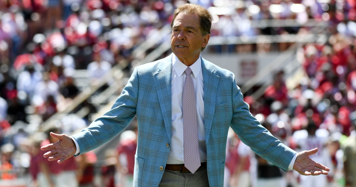 Nick Saban satisfied with growth from wide receivers throughout spring