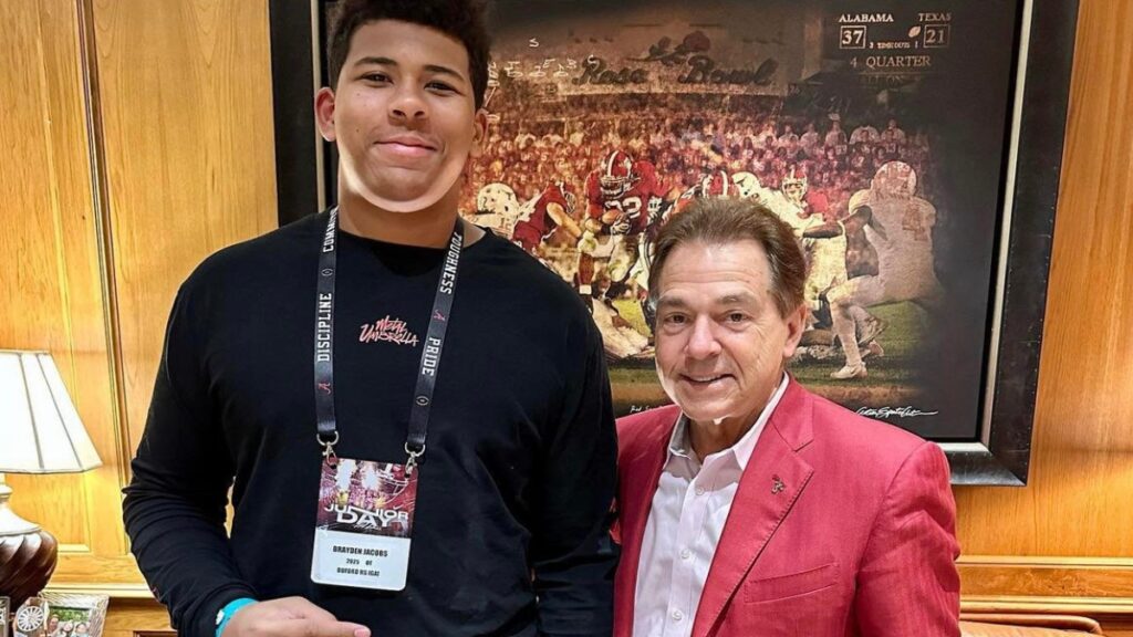 Alabama visit Brayden Jacobs