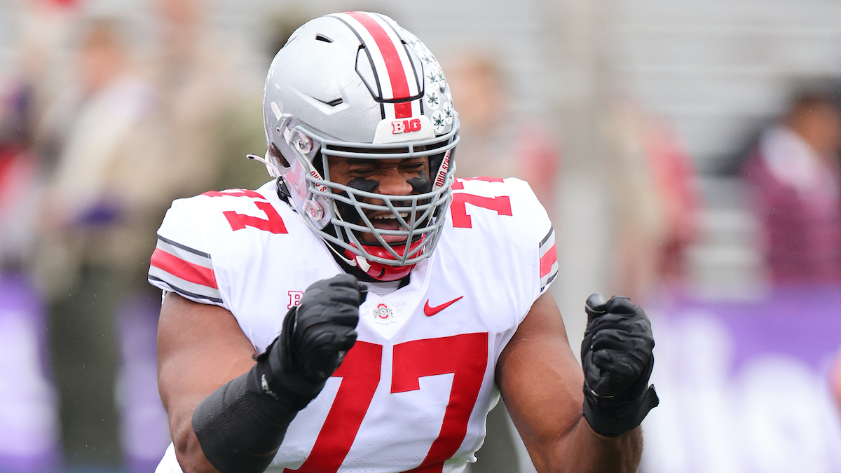 Philadelphia Eagles reportedly eying trade up for former Ohio State tackle Paris Johnson Jr. in the 2023 NFL Draft